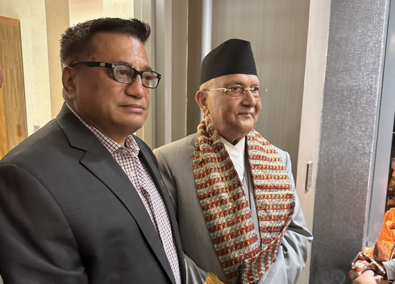 नेपालका प्रधानमन्त्री केपी ओलीलाई अमेरिकामा स्वागत (फोटो फिचर)